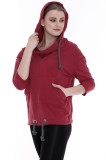 NGT- Hoody T-shirt BL-51  Colors: Bordeux - Sizes: S-M-L-XL